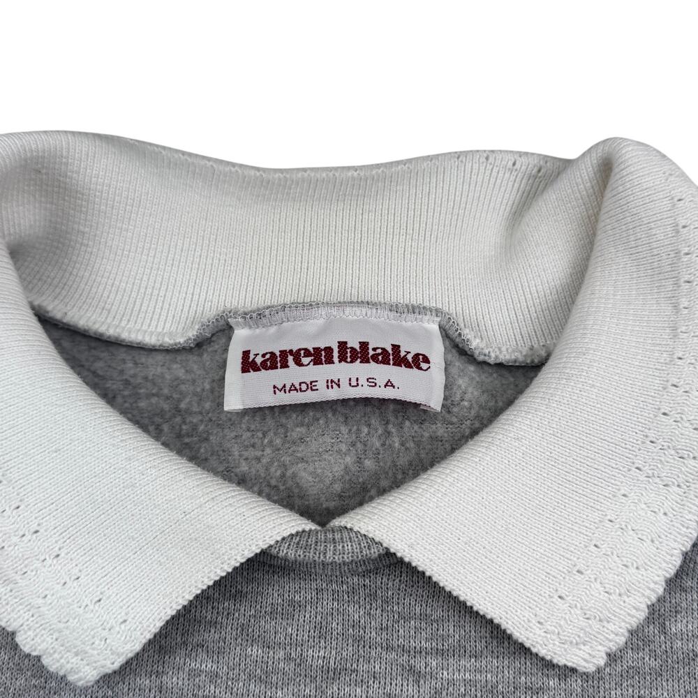 Karen Blake Vintage Themed Christmas Bears Holiday Sweatshirt Women's Size Small - Picture 4 of 5
